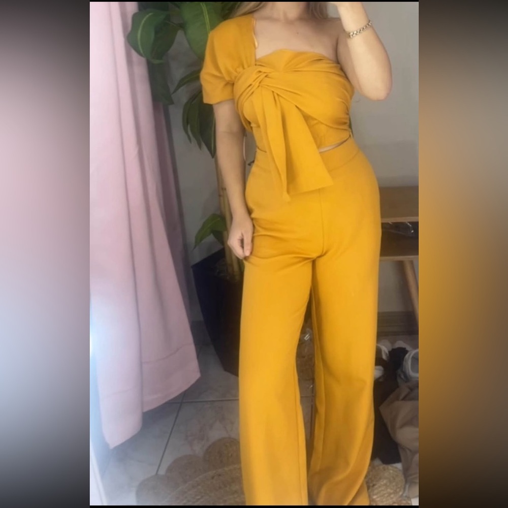 Stylish Mustard Yellow Jumpsuit